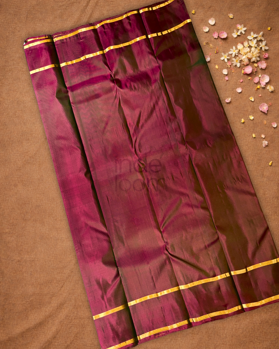 Silk Mark Certified Handloom silk Saree  |  Army Green