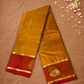 Handloom Kanjivaram Silk Saree  |  Mustard Yellow