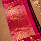Handloom Kanjivaram Silk Saree  |  Eggplant Purple