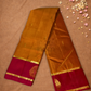 Handloom Kanjivaram Silk Saree  |  Fire Orange