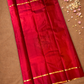 Handloom Kanjivaram Silk Saree  |  Fire Orange