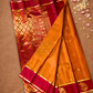 Handloom Kanjivaram Silk Saree  |  Fire Orange