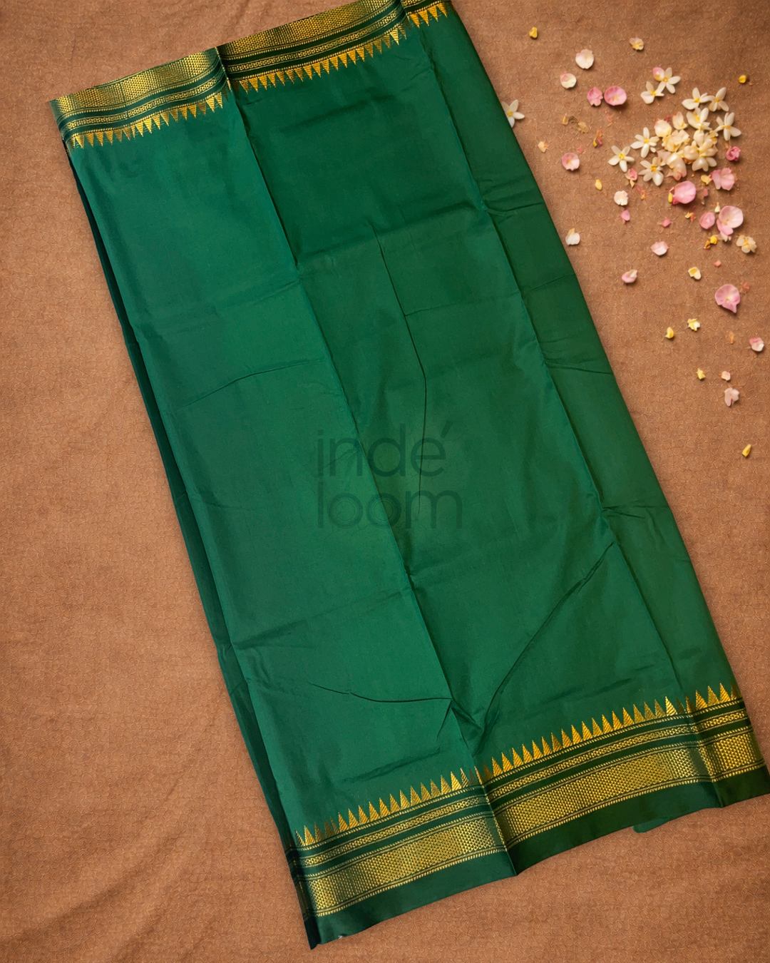 Ilkal Saree in Tan Cream