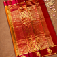 Handloom Kanjivaram Silk Saree  |  Fire Orange