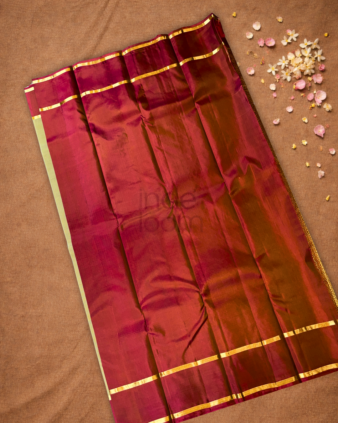 Kanjivaram Saree With Olive Green