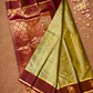 Kanjivaram Saree With Olive Green