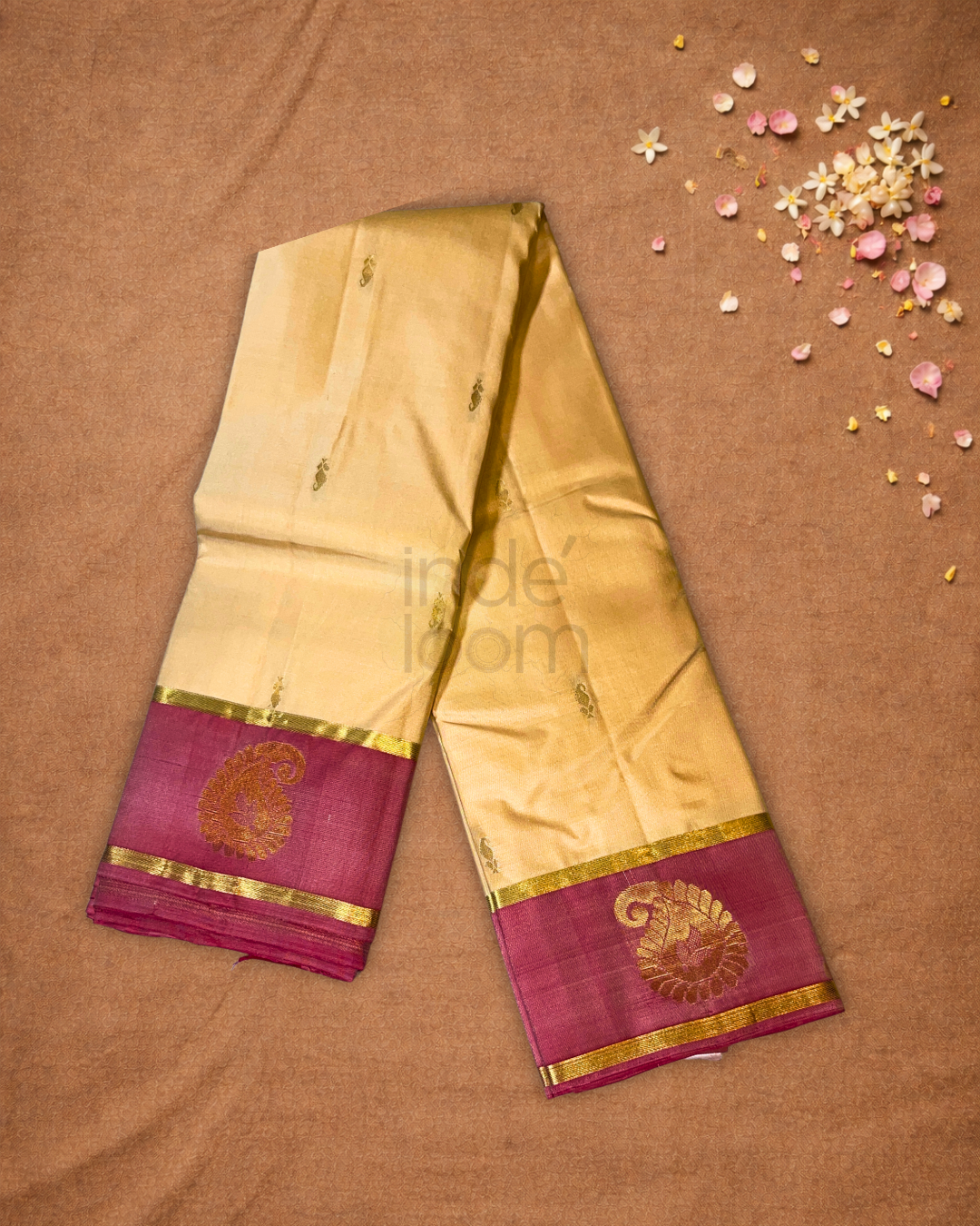 Kanjivaram Saree With Pale Yellow
