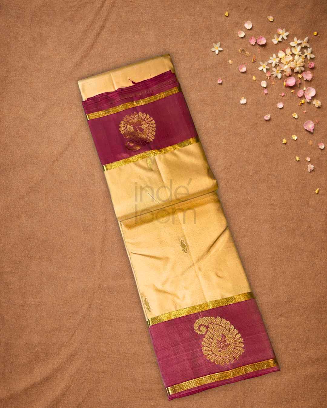 Kanjivaram Saree With Pale Yellow