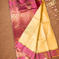 Kanjivaram Saree With Pale Yellow