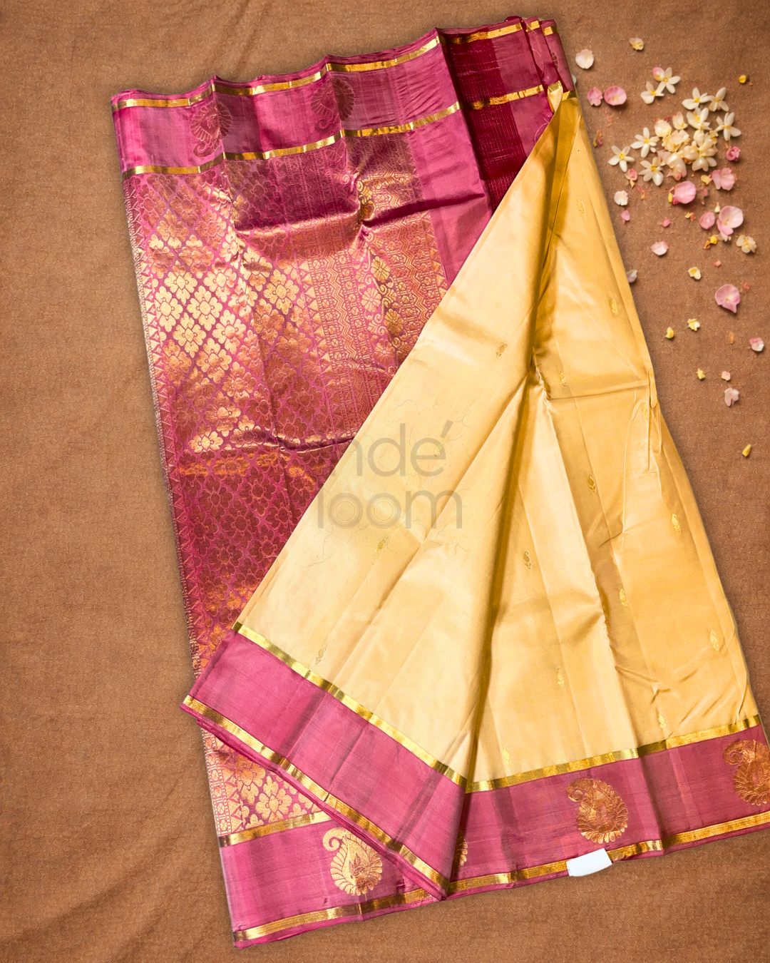 Kanjivaram Saree With Pale Yellow