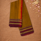 Traditional Ilkal Cotton Silk Viscose Saree  |  Mustard Yellow
