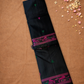Silk Mark Certified Handloom Kanjivaram Silk Saree  |  Midnight Black