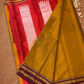 Traditional Ilkal Cotton Silk Viscose Saree  |  Mustard Yellow
