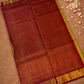 Handloom Korvai Silk Cotton Saree  |  Lime Green