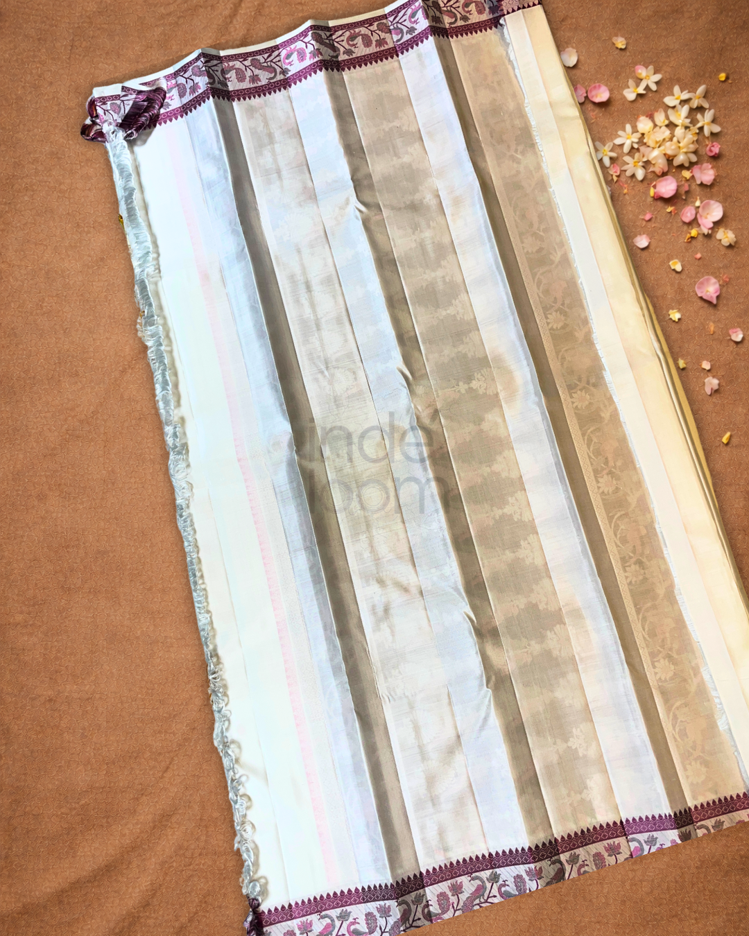 Kanjivaram Saree With Snow White