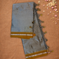 Traditional Ilkal Cotton Silk Viscose Saree  |  Ash Grey