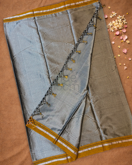 Ilkal Saree in Dove Gray