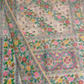 Handwoven Pure Jamdani Cotton Saree  |  Coffee Brown