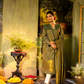 Olive Grove | Handloom Jamdani Linen Unstitched 2-Piece Kurti