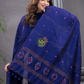 Handwoven Jamdani Silk Cotton Kurti  |  Sapphire Blue