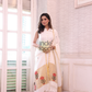 Handwoven Jamdani Linen Kurti  |  Warm Ivory