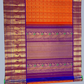 Pure Handwoven Gadwal Silk Saree Fire Orange - 027