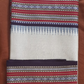 Beige & Wine purpule  Handloom Vidarbha Tussar Silk Saree with Multicolor Contrast Border -064