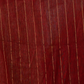Pure Handloom Linen Saree | Deep Red