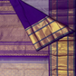 Handwoven Pure Gadwal Silk Saree | Purple