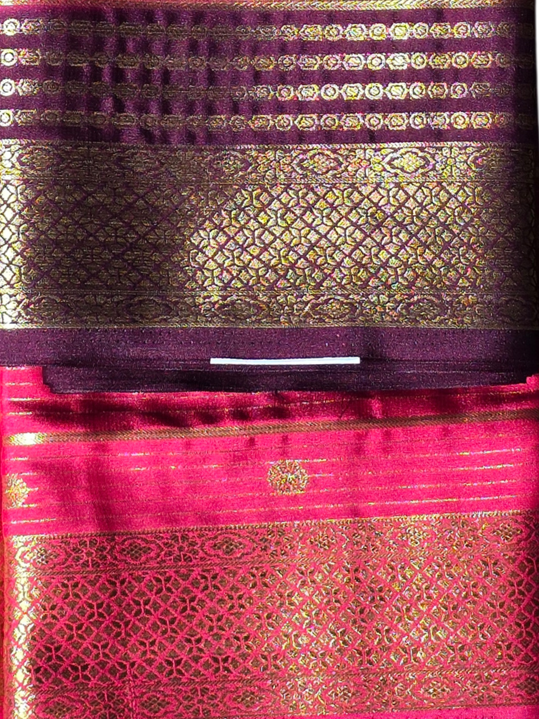 Classic Mysore Silk Saree  |  Coral Pink