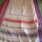 Handwoven Pure Vidarbha Tussar Silk Saree | Red and Purple