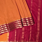 Classic Mysore Silk Saree  |  Carrot Orange