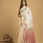 Beige Brown Matka Silk Jamdani Saree - 047 - indeloom