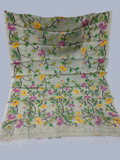 Handwoven Pure Handwoven Pure Muslin Saree  |  Honey Yellow