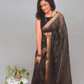 Ajrakh Exclusive designer Chanderi Saree with Zari border - 039 - indeloom