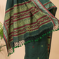 Pine Green Baluchari Linen 2-Piece Set Kurti & Dupatta (UNSTITCHED) - 054