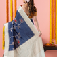 Classic Benarasi Semi Silk Saree | Deep Navy Blue