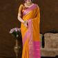 Classic Mysore Semi Silk Saree | Mustard Gold