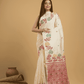 Beige Brown Matka Silk Jamdani Saree - 047 - indeloom