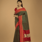 Pure Ilkal Saree With Pine Green - 050