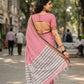 Narayanpet Cotton Saree – Samantha-Inspired Pink Collection