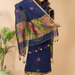 Berry Blue Linen X Linen 2-Piece Set Kurti & Dupatta (UNSTITCHED) - 056