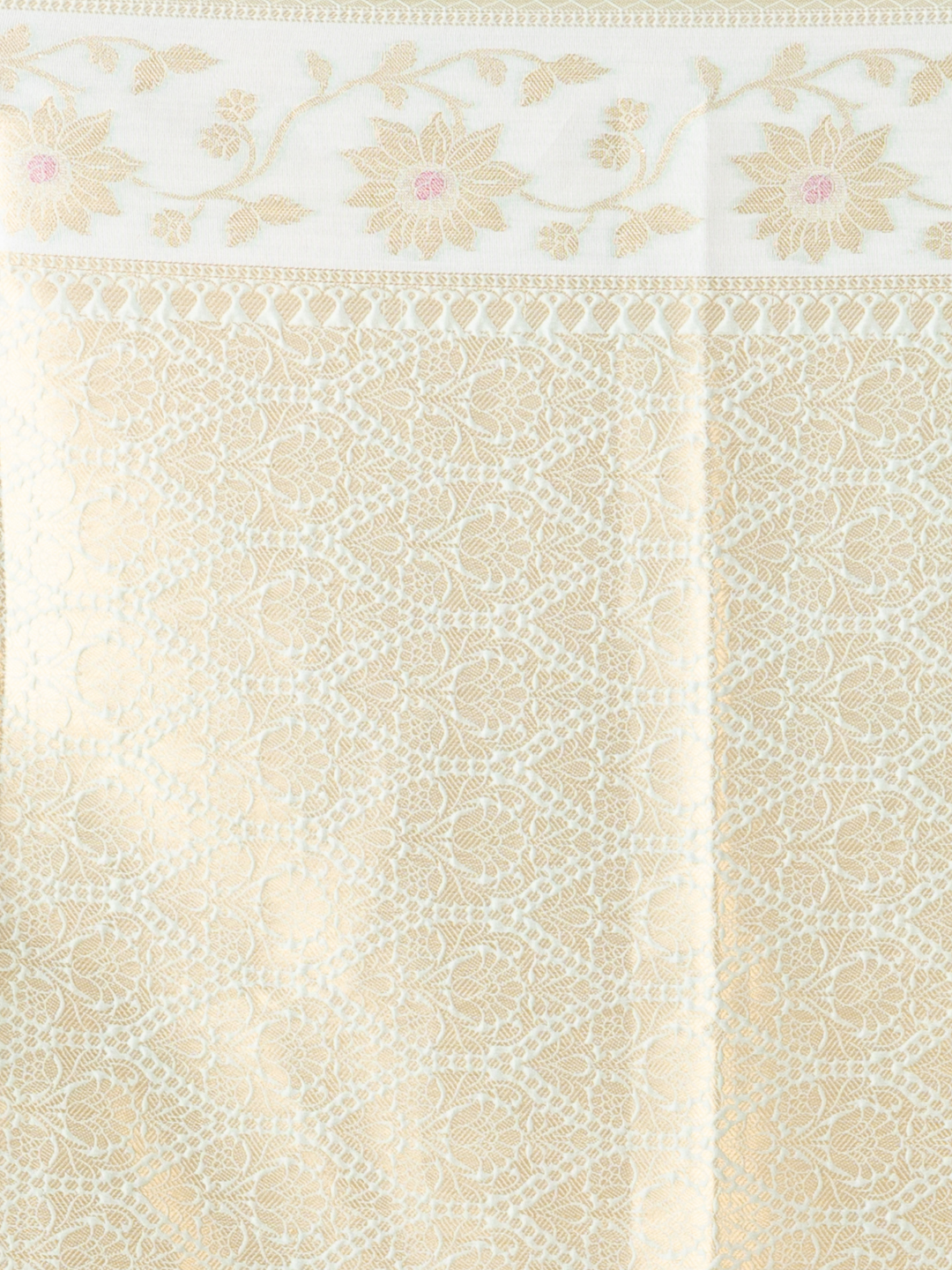 Classic Benarasi Katan Semi Silk Saree | Pale Blue