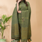 Pear Green Organic Linen 2-Piece Set Kurti & Dupatta (UNSTITCHED) - 057
