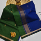 Maheshwari Silk Cotton Saree – Festive Elegance | Green
