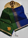 Maheshwari Silk Cotton Saree – Festive Elegance | Green