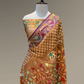 Pure Banarasi Exclusive Ektara Kora JAMDANI Tilfi saree  | Brown