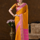 Classic Mysore Semi Silk Saree | Mustard Gold