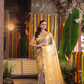 Tamra Vastra - Lava Rock Black silk with golden checks and shrine motifs