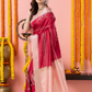 Classic Benarasi Semi Silk Saree | Magenta Pink